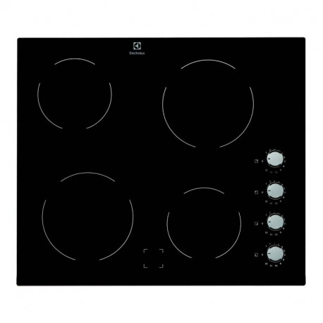 PLAQUE - VITRO - 4 FEUX - BOUTON