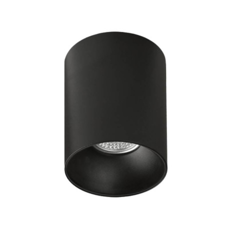 SPOT PLAFOND - BRANCO - ROND - GU10 - NOIR
