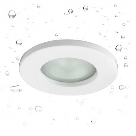 SPOT - GU10 - ROND - BLANC - IP68 - CLII - Ø82