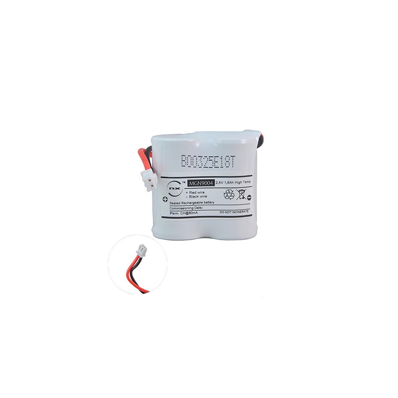                         MGN9004 -  Batterie pour BAES - 2,4V - 1,6Ah - Côte/Côte - Cellules SC
