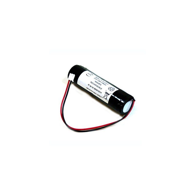                         Batterie pour BAES - 2,4V - 1,6Ah - Bâton - Cellules SC