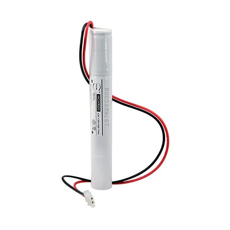 Batterie pour BAES - 4,8V - 1,6Ah - Bâton - Cellules SC - Sortie Molex