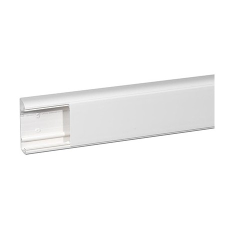 Goulotte DLP monobloc - 35x105mm - 1 compartiment - 2 mètres - Blanc