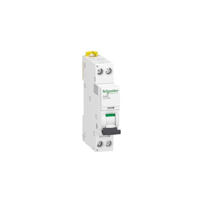                         Disjoncteur 16A -  iDT40N  Acti9 - 10kA - Courbe C - 1P+N