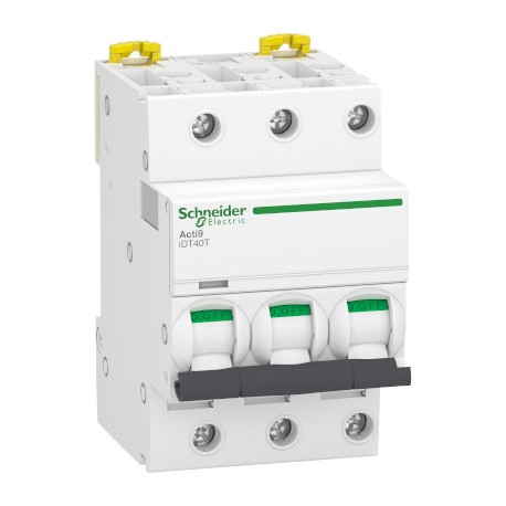 Disjoncteur 32A - iDT40T Acti9 - 6kA - courbe C - 3P