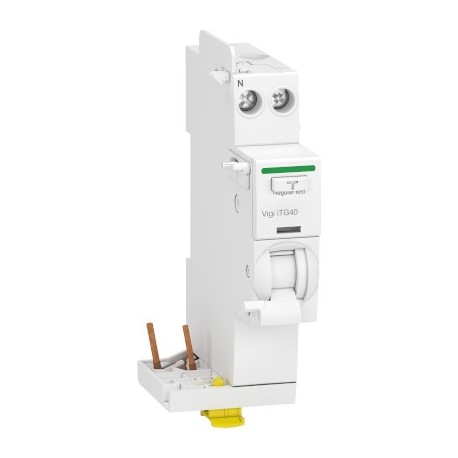 Bloc différentiel 25A - Vigi iTG40 - 30 mA - Type AC - 1P+N