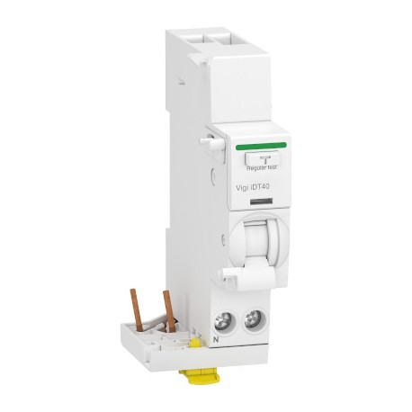BLOC DIFFERENTIEL - IDT40 - 1P+N - 40A - 30MA - TYPE AC