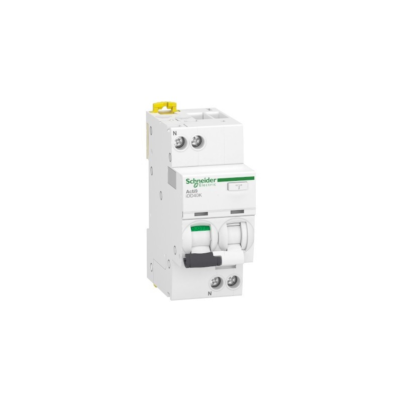                         Disjoncteur différentiel "départ" 40A - iDD40K Acti9 - 4.5kA - courbe C - 1P+N - 30mA