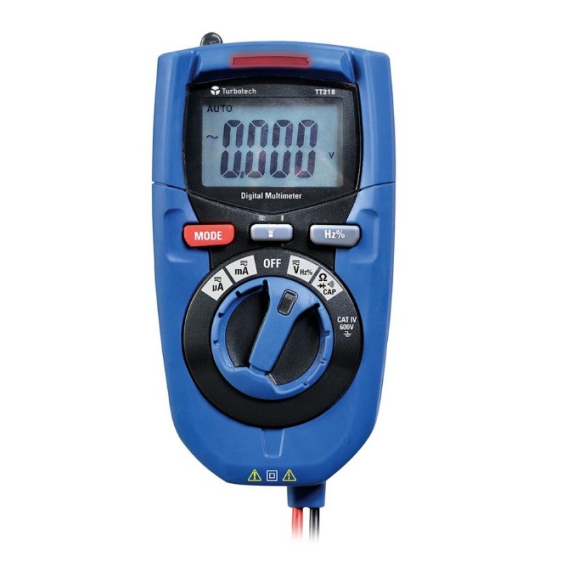                         Multimètre numérique de poche - LCD - 600V