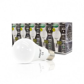 Lot de 5 ampoules LED Bulb E27 - 10W - 4000K - Non dimmable