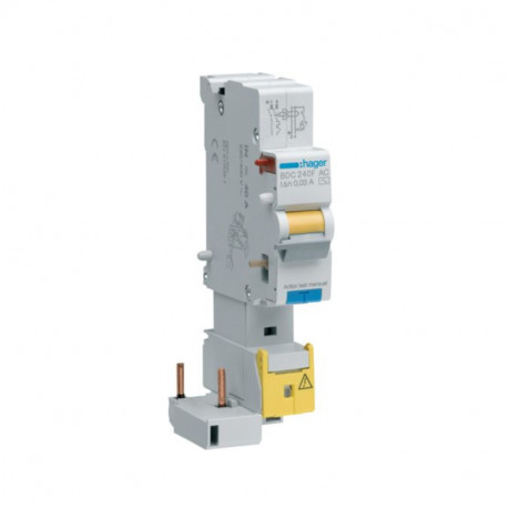 Bloc différentiel Hager - 1P+N - 25A - 300mA - Type AC