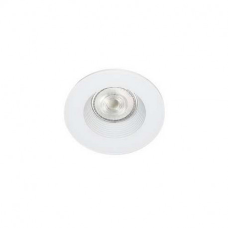 SPOT - GU10 - ROND - BLANC - IP44 - ORIENTABLE - CLII - Ø83