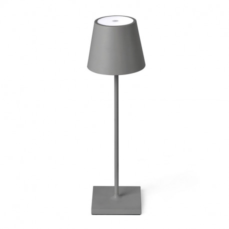 LAMPE DE TABLE - TOC - BATTERIE - 2W - 830 - 180LM - CLII - GRIS - IP54