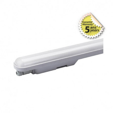 Lot de 6 boîtiers étanche LED intégrées Miidex - IP65 - 20W - 4000K - Non dimmable