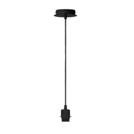 SUSPENSION E27 NOIR SANS ABJ
