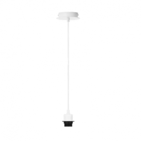 SUSPENSION E27 BLANC SANS ABJ