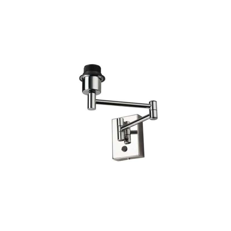                         Applique orientable Fenda SLV - E27 - 40W - Chrome - Sans abat-jour