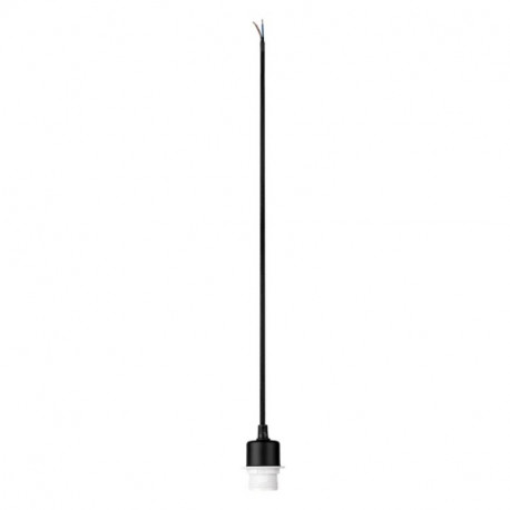 SUSPENSION CABLE E27 NOIR SANS ABJ