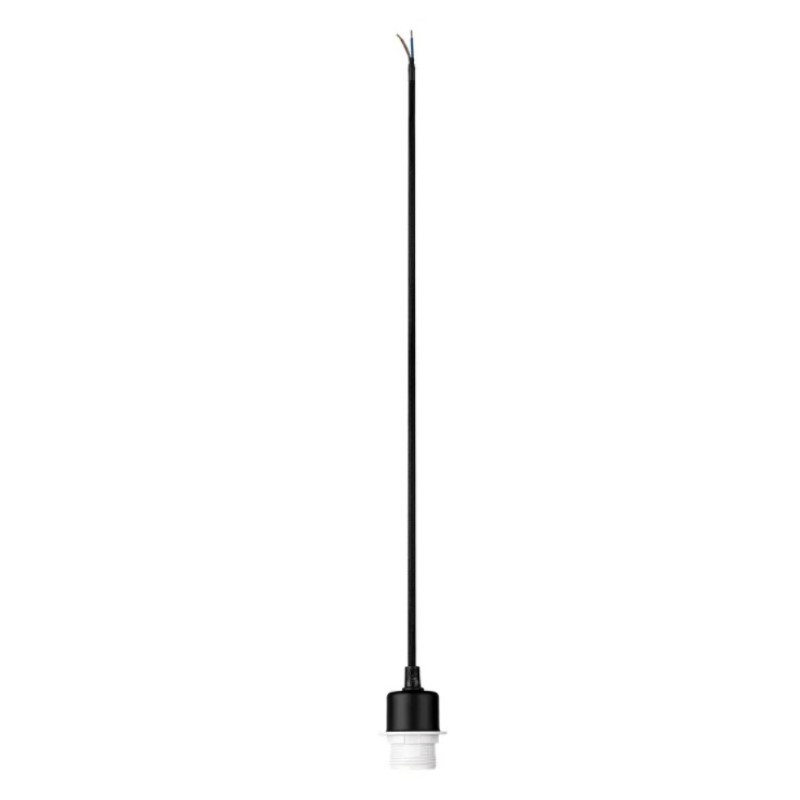                         Suspension intérieure câble nu Fenda SLV - E27 - 60W - Noir - Sans abat-jour