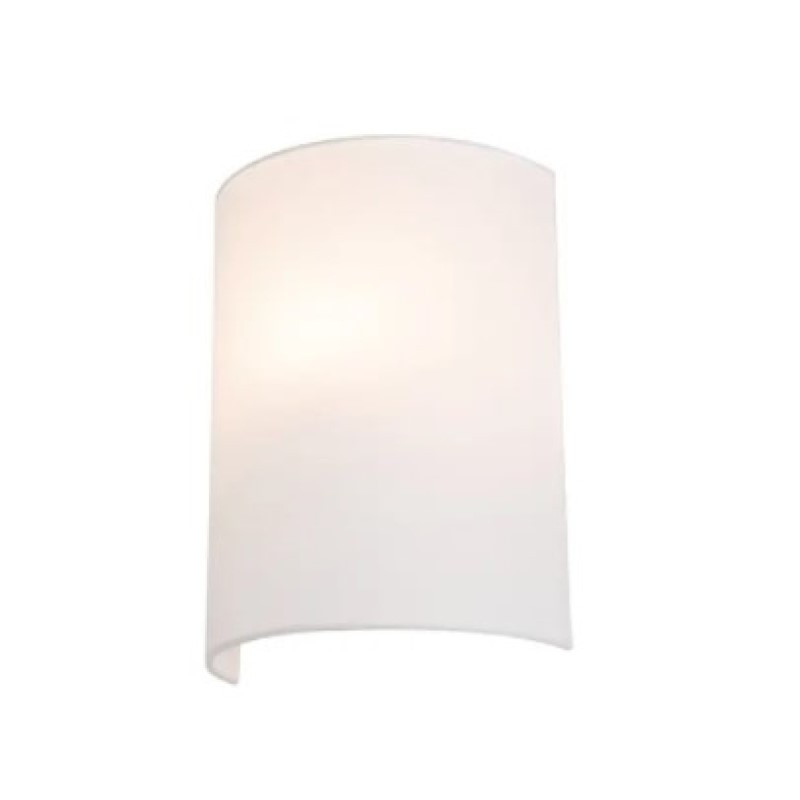                         Demi abat-jour rond Fenda SLV - Ø 230mm - H 305mm - Textile - Blanc