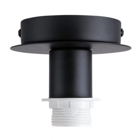 PATERE PLAFOND - E27 - NOIR - SANS ABJ