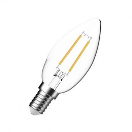 LED FILAMENT FLAMME E14 CLAIRE 2,5W 827 250LM