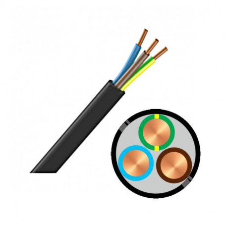 CABLE - R2V - 3G1.5mm² - BOBINE - (bobine de 100m)