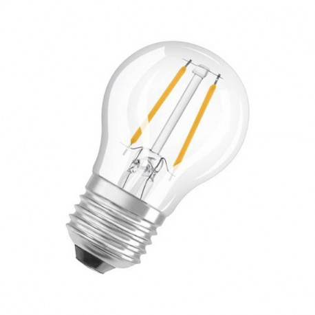 LED FILAMENT SPHERIQUE - E27 - CLAIRE - 2,5W - 827 - 250LM