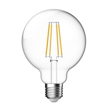 LED FILAMENT GLOBE E27 CLAIRE 7W 840 806LM D95