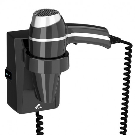 SECHE CHEVEUX - CLIPPER II - BASE - INTER - IP21 - CLII - NOIR
