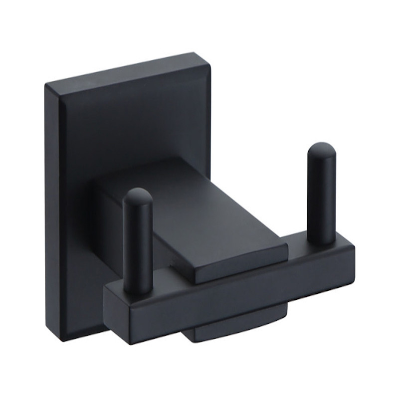                         PATERE DOUBLE NOIR MAT