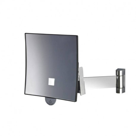 MIROIR GROSSISSANT ECLAIRANT CARRE SUR BATTERIE