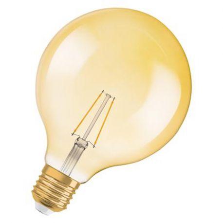 LED FILAMENT GLOBE - E27 - GOLD - 2,5W - 824 - 220LM - Ø125