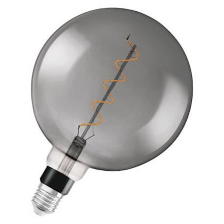 LED FILAMENT SPIRALE GLOBE - E27 - SMOKE - 4W - 818 - 150LM - Ø200