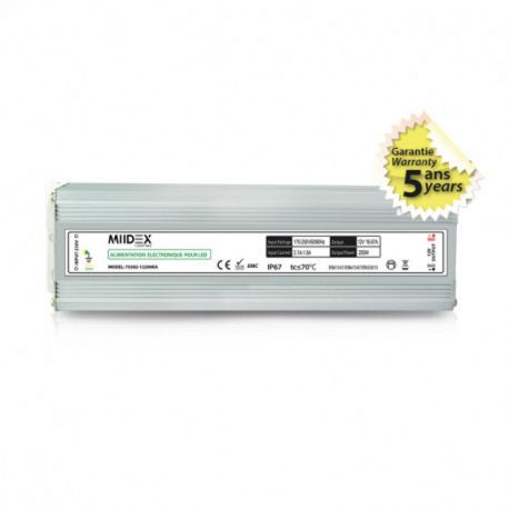 ALIMENTATION - 24VDC - 200W - IP67