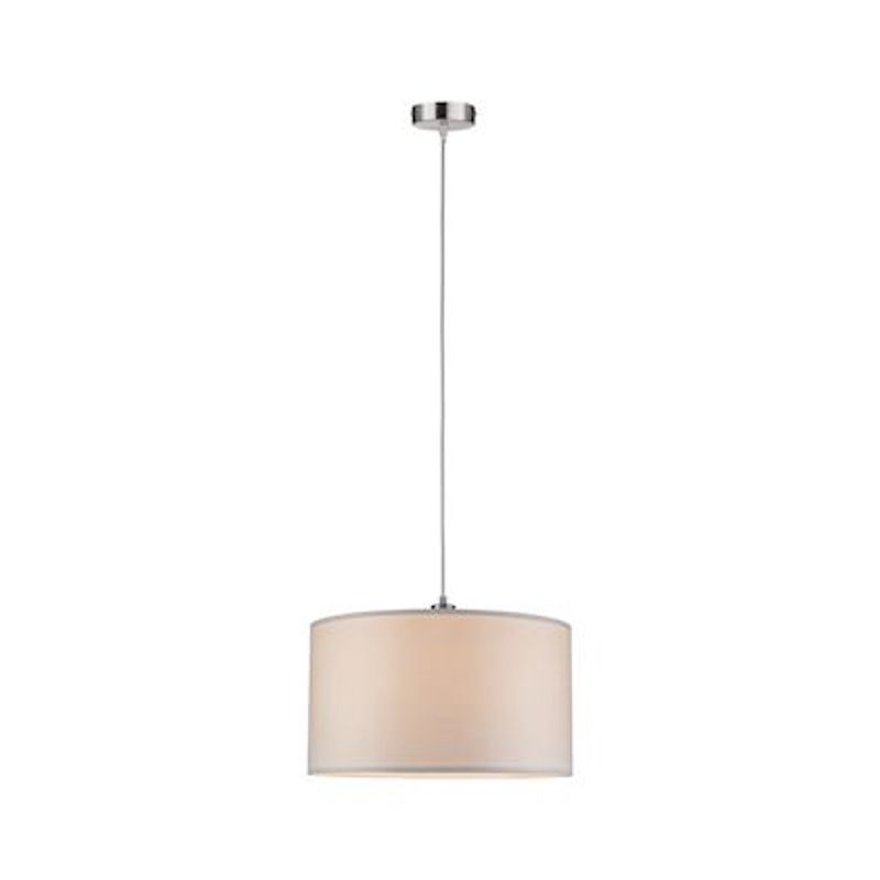                         SUSPENSION TESSA ACIER BROSSE E27 AVEC ABJ
