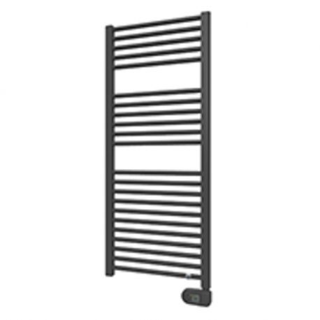 SECHE SERVIETTES 500W ANTHRACITE BARRE DROITE CL2 IP24