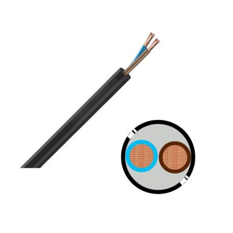 Câble industriel souple H07RNF 2X6TGL - Au mètre