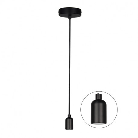 SUSPENSION EPOQUE - E27 - NOIR