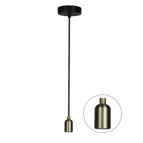 SUSPENSION EPOQUE - E27 - BRONZE 