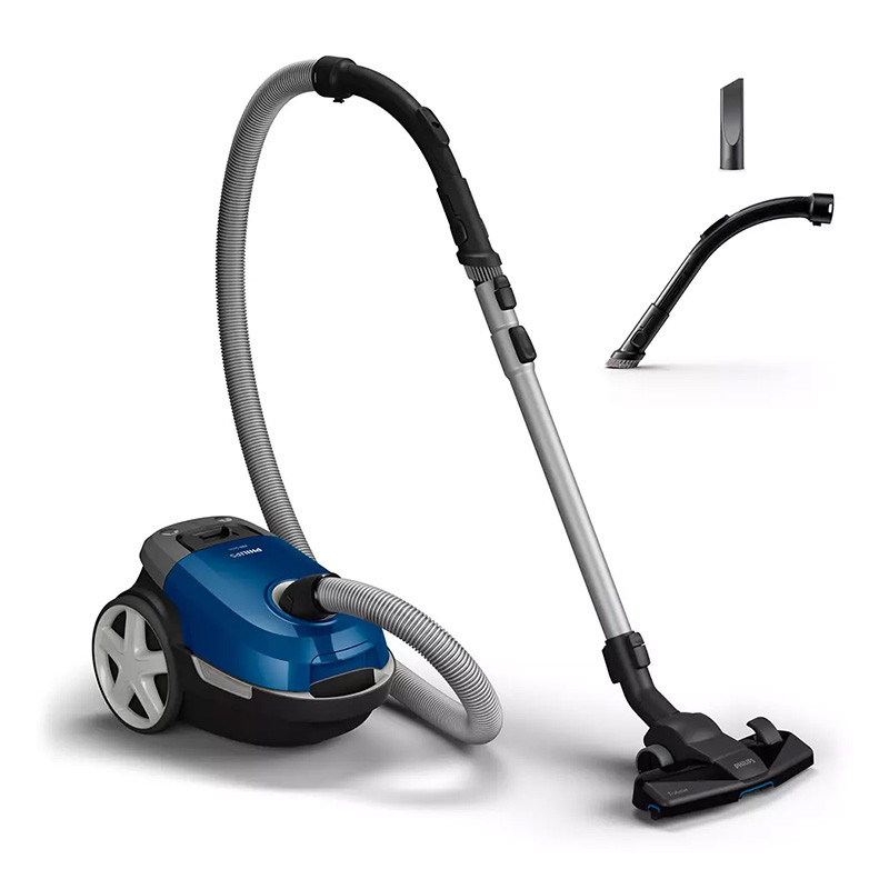 ASPIRATEUR - TRAINEAU - AVEC SAC - 900W - BLEU