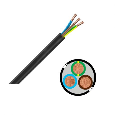 CABLE - RNF - 3G2.5mm² - BOBINE - (bobine de 25m)