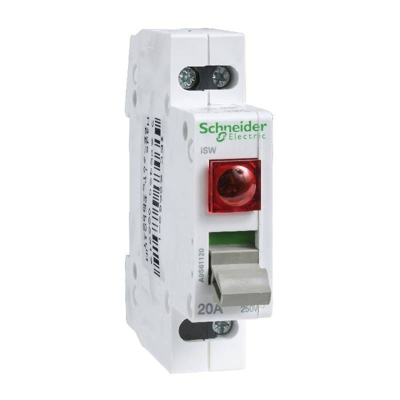                         Interrupteur de commande ISW Acti9 - 20A - Avec voyant