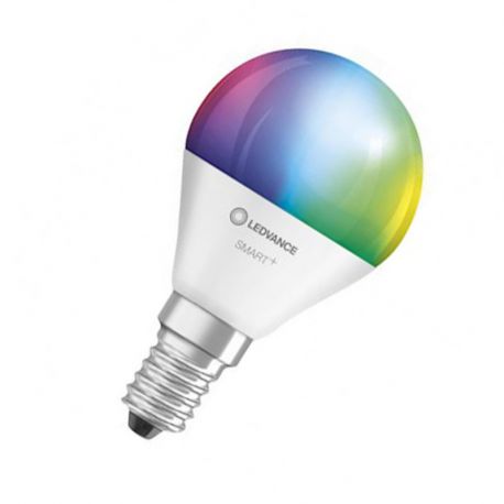 LED SPHERIQUE - CONNECTEE - E14 - 9,5W - RGBW - 470LM - WB