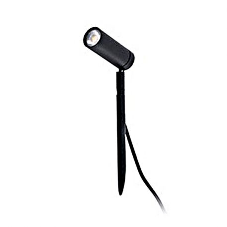 SPOT SUR PIQUET LED - SETH - 6W - 830 - 450LM - CLII - NOIR - IP44