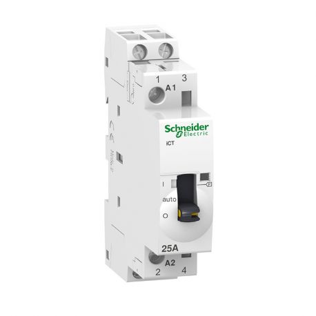 CONTACTEUR MODULAIRE - ICT - 2P - 25A - NO - HEURES CREUSES