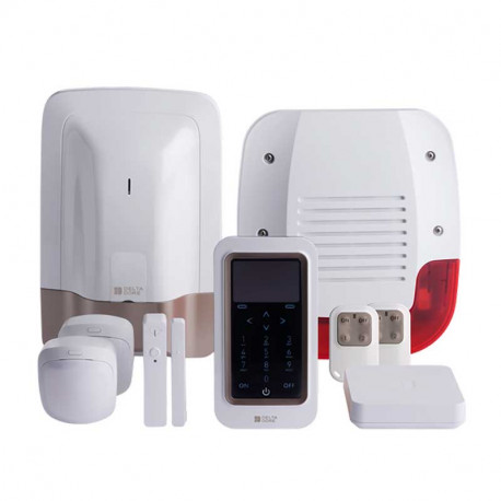 PACK ALARME - RADIO - CONNECTE - DETECTEUR/CLAVIER/TELECOMMANDE - WB