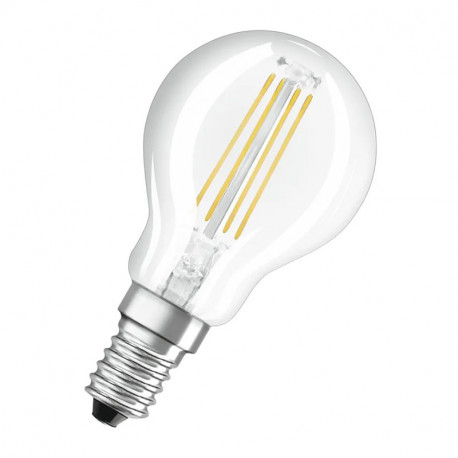 LED FILAMENT SPHERIQUE - E14 - CLAIRE - 5.5W - 827 - 806LM