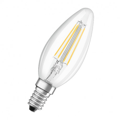 LED FILAMENT FLAMME - E14 - CLAIRE - 4W - 927 - 470LM - DIMMABLE