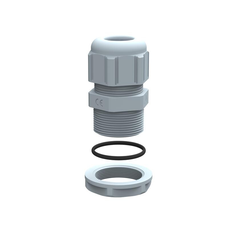                         098023 -  Presse-étoupe Legrand  - Filetage PG13 - 10-14 mm - IP68 - Plastique - Gris